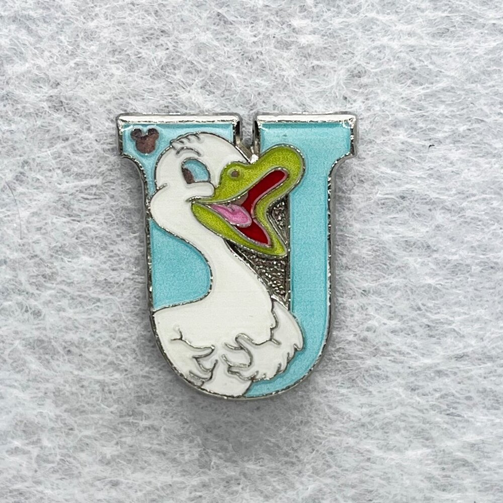 🔮 5/$25 Disney Alphabet U For Ugly Duckling Silly Symphonies Pin